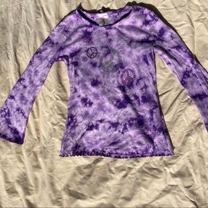 y2k tye dye long sleeve